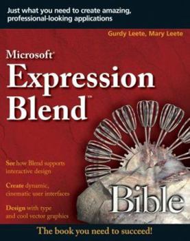 Paperback Microsoft Expression Blend Bible Book