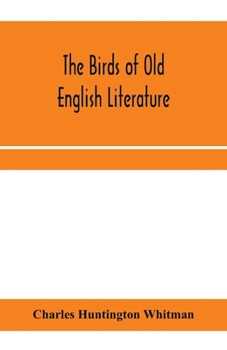 Paperback The birds of Old English literature Book