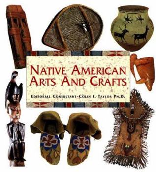 Hardcover Native American Arts and Crafts Book