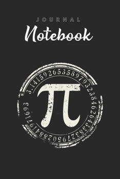 Journal Notebook: Love Math Pi Spiral Design Gift  Teacher Student Spitural Blank Pages Rule Lined Journal Notebook with Black Cover Size 6in x 9in  x120 Pages for Kids or Men and Women to Write in