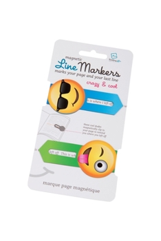 Misc. Supplies Linemarkers-Crazy & Cool (Magnetic Bookmark) Book