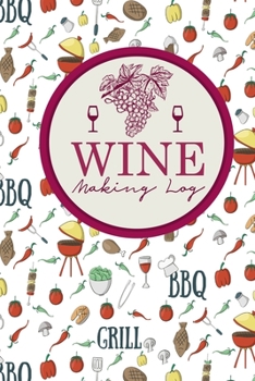 Paperback Wine Making Log Book