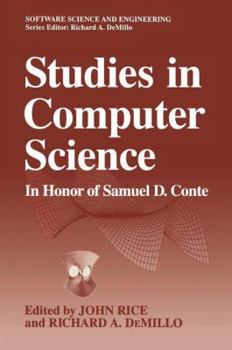 Paperback Studies in Computer Science: In Honor of Samuel D. Conte Book
