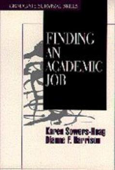 Hardcover Finding an Academic Job Book