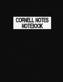 Cornell Notes Notebook: Cute College Ruled Medium Lined Journal Note Taking System for School and University