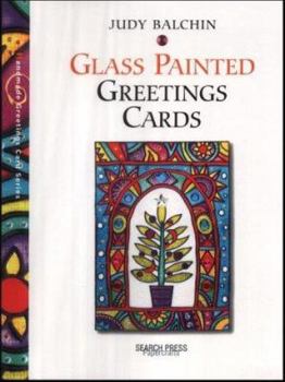 Paperback Glass Painted Greetings Cards Book