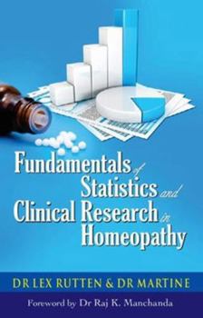 Hardcover Fundamentals of Statistics and Clinical Research in Homeopathy Book