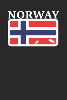 Paperback Wikstroem - Notes: Norwegen Flagge Elch - Monatsplaner 15,24 x 22,86 [German] Book