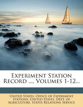 Paperback Experiment Station Record ..., Volumes 1-12... [Russian] Book