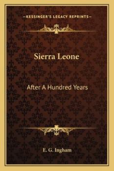 Paperback Sierra Leone: After A Hundred Years Book