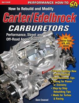 Paperback How to Rebuild and Modify Carter/Edelbrock Carburetors Book
