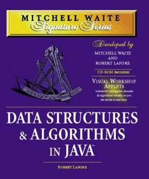 Hardcover Data Structures & Algorithms in Java [With Contains Example Programs, Sun JDK, Java Applets] Book