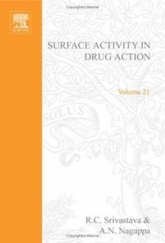 Hardcover Surface Activity in Drug Action: Volume 21 Book