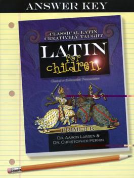 Paperback Latin for Children Primer B Answer Key Book