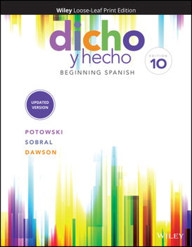 Paperback Dicho Y Hecho: Beginning Spanish [Spanish] Book