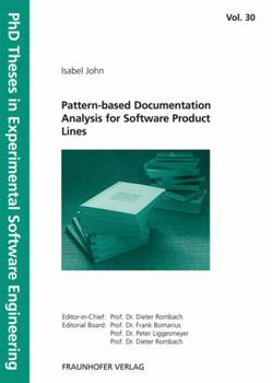 Paperback Pattern-based Documentation Analysis for Software Product Lines Book