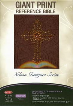 Hardcover Holy Bible: New King James Version, Plum, Nelson Designer Series, Giant Print, Reference, Bonded Leather [Large Print] Book