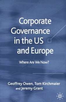 Paperback Corporate Governance in the Us and Europe: Where Are We Now? Book