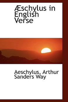 Paperback Schylus in English Verse Book