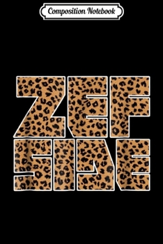 Paperback Composition Notebook: ZEF SIDE Cheetah Style Journal/Notebook Blank Lined Ruled 6x9 100 Pages Book