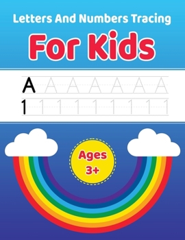 Paperback Alphabet Letters Tracing And Numbers For Kids: Alphabet & Numbers Handwriting Practice Workbook For Preschool, Kindergarten and Kids Ages 3-5 Book