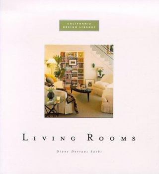 Paperback Living Rooms: California Design Series Book