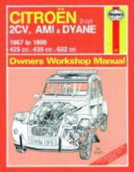 Paperback Citroen 2CV Owner's Workshop Manual Book