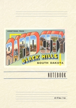 Paperback Vintage Lined Notebook Greetings from Rapid City, Black Hills Book