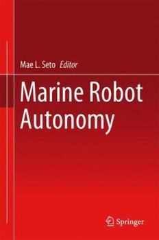 Hardcover Marine Robot Autonomy Book