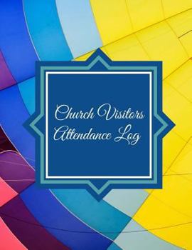 Paperback Church Visitors Attendance Log Book