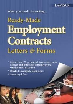 Paperback Ready-made Employment Letters, Contracts and Forms Book