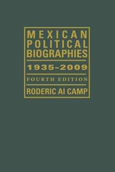 Hardcover Mexican Political Biographies, 1935-2009 [With CDROM] Book