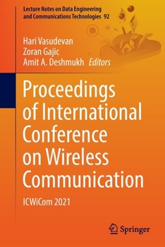 Paperback Proceedings of International Conference on Wireless Communication: Icwicom 2021 Book