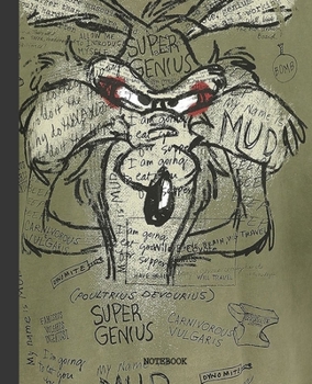 Notebook: Looney Tunes Cartoon Soft Glossy Cover Graph Paper Pages Book 7.5 x 9.25 Inches 110 Pages