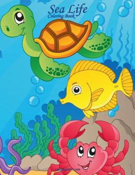 Paperback Sea Life Coloring Book 1 Book