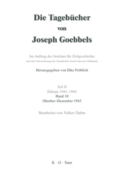 Hardcover Oktober - Dezember 1943 [German] Book