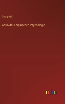 Hardcover Abriß der empirischen Psychologie [German] Book