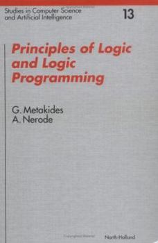 Hardcover Principles of Logic and Logic Programming (Volume 13) (Studies in Computer Science and Artificial Intelligence, Volume 13) Book