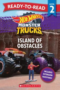 Paperback Hot Wheels Monster Trucks: Island of Obstacles - Ready-to-Read Level 2 (Mattel) Book