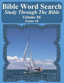 Paperback Bible Word Search Study Through The Bible: Volume 86 Psalms #8 [Large Print] Book