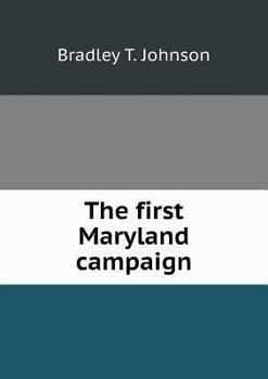 Paperback The first Maryland campaign Book