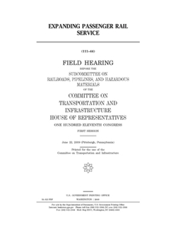 Paperback Expanding passenger rail service Book