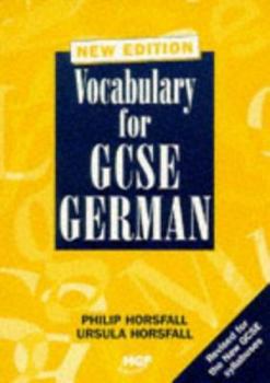 Paperback Vocabulary for GCSE German Book