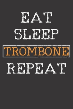 Paperback Notebook: Trombone College Ruled 6x9 120 Pages Book