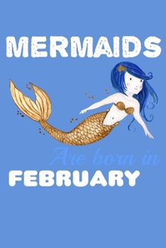 Paperback Mermaids Are Born In February: Personal Expense Tracker Book