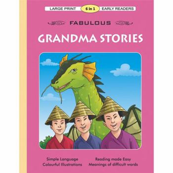 Hardcover Shree Book Centre Fabulous Grandma Stories: Large Print 6 In 1 Book