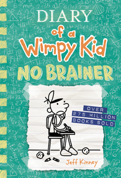 Hardcover No Brainer (Diary of a Wimpy Kid Book 18) Book
