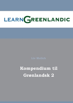 Paperback Kompendium til Grønlandsk 2 [Danish] Book