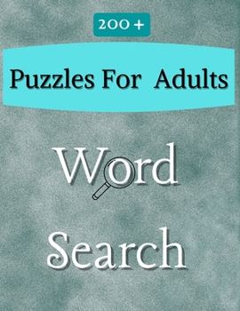 Paperback 200 Word Search Puzzles for Adults Book