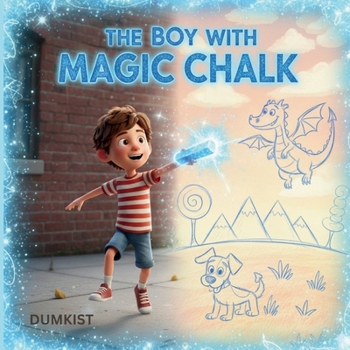 The Boy With The Magic Chalk: A Gray City, Glowing Blue Chalk, And An Adventure That Jumps Off The Pavement, A Childrens Story Book, For Ages 4 -10 Years Old.